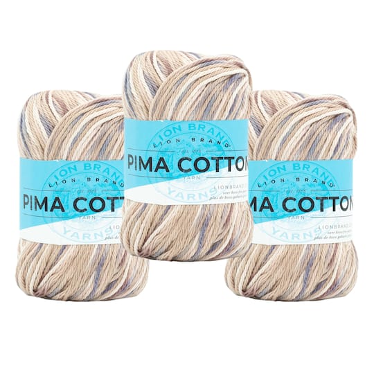3 Pack Lion Brand&#xAE; Pima Cotton Yarn